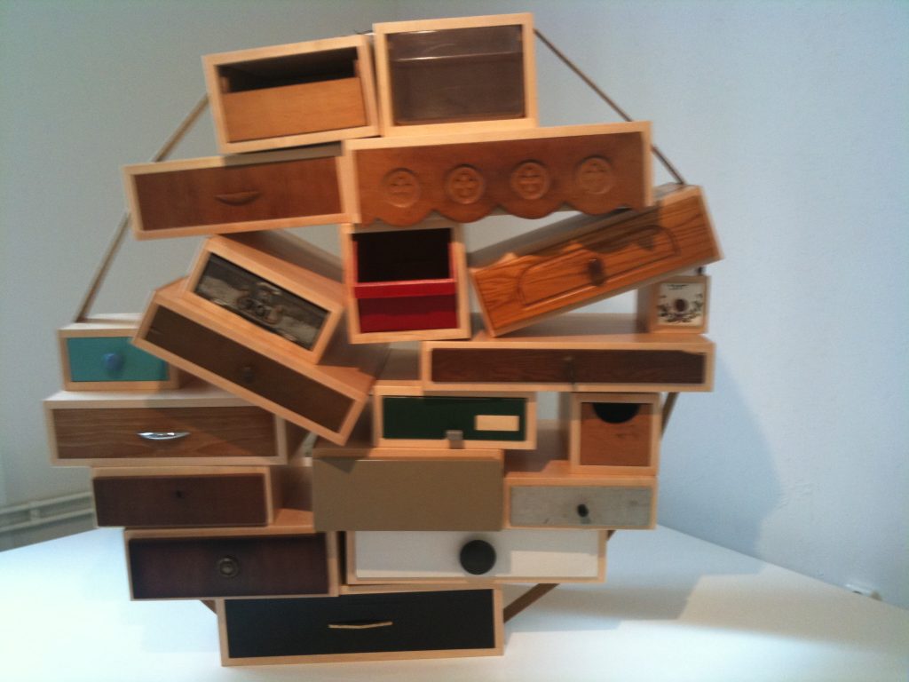 'You Can't Lay Down Your Memory' chest of drawers by Tejo Remy.