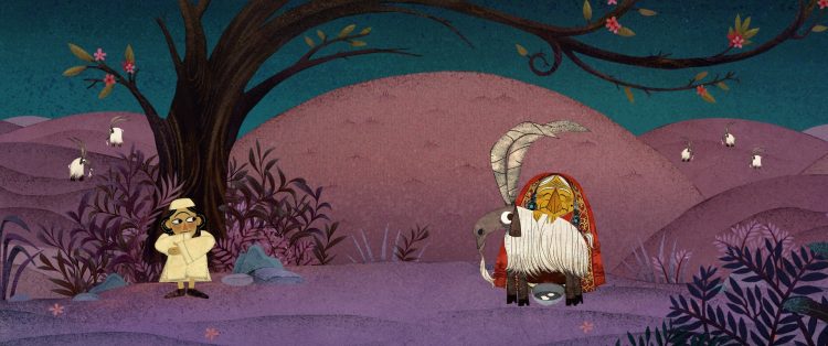 ‘Goat Woman’ Story World sequence from Academy Award-nominated feature ‘The Breadwinner.’ Images © 2017 Aircraft Pictures/Cartoon Saloon/Melusine Productions.