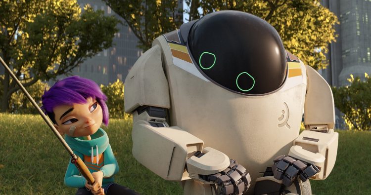 A girl and her robot. Written and directed by Kevin Adams and Joe Ksander, ‘Next Gen’ makes its U.S. debut on September 7. All images courtesy of Netflix.