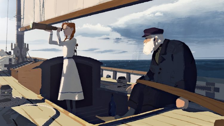 Helmed by John Kahrs, the Academy Award-winning director of Disney’s ‘Paperman’ short, ‘Age of Sail offers’ a sweeping, cinematic tale set on the open ocean in the year 1900. © 2018 Google Spotlight Stories.