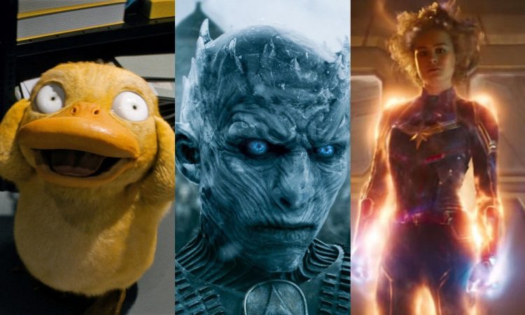 Detective Pokemon, Game of Thrones, and Captain Marvel