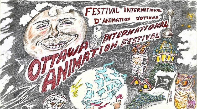OIAF 2018 poster art by Bruce Bickford.